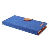 Samsung Galaxy S21 Ultra Case MERCURY Canvas Diary - Blue