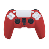 Anti-Slip Silicone Protective Sleeve Grip Cover for Sony PS5 Controller Red