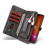 iPhone 11 Pro Max Case CASEME Multi-slot Detachable Wallet - Black