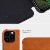 NILLKIN QIN Series PU Leather case for iPhone 11 Pro - Red