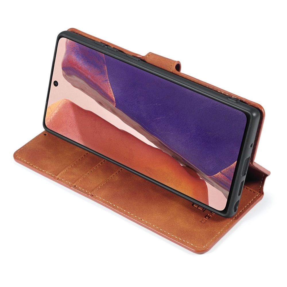 Samsung Galaxy Note 20 Case DG.MING With PU Leather - Brown