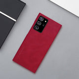 Samsung Galaxy Note 20 Ultra Case NILLKIN QIN Series PU Leather - Red