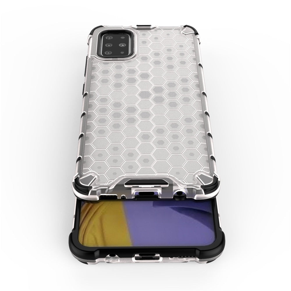Samsung Galaxy A51 Case Honeycomb Design - Transparent