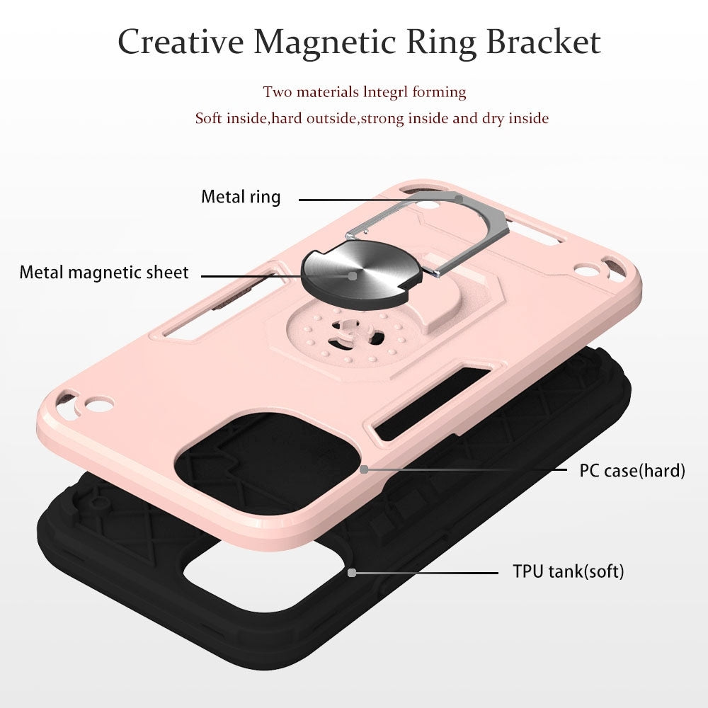 iPhone 12 Mini Case Made With PC + TPU Material - Rose Gold