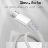 USB C to Lightning Cable 2M BASEUS 20W PD Fast Charging - White