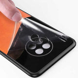 PU Leather + Organic Glass + Silicone with Metal Iron Sheet protective Samsung S21 Plus Case