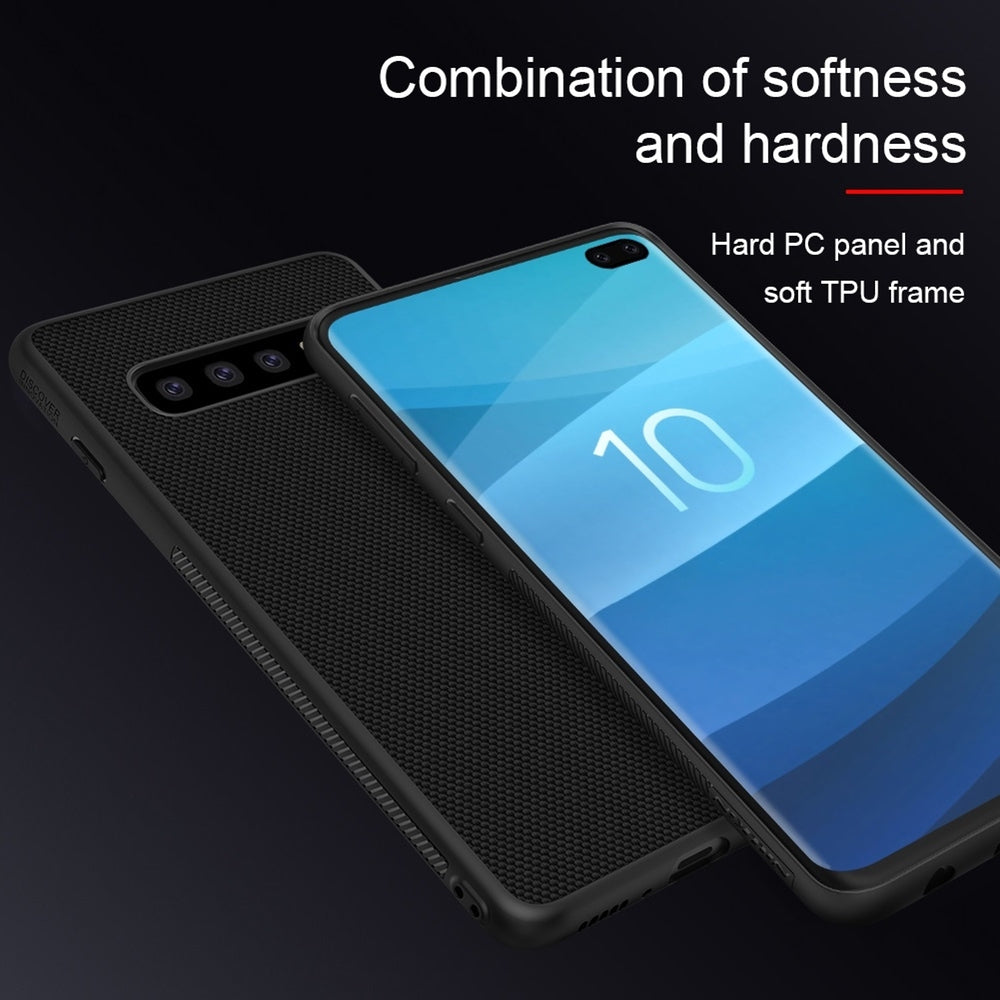 Samsung Galaxy S10 Plus Case NILLKIN 3D Textured - Red