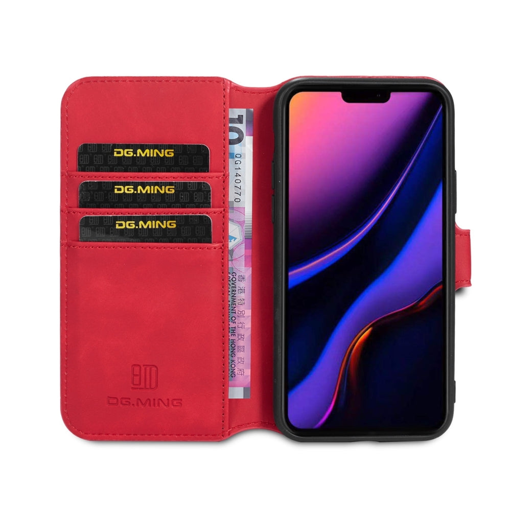 iPhone 11 Pro Case Crafted With PU Leather and TPU - Red
