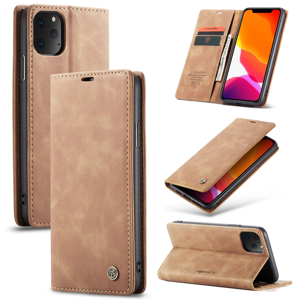 iPhone 11 Pro Case Made With PU Leather and TPU - Brown