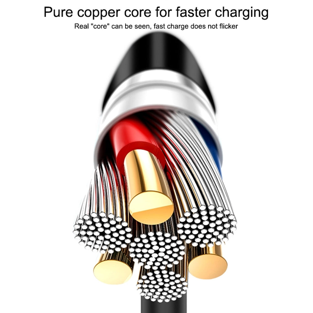 USB C Cable TOTUDESIGN Soft Series 3A Silicone 1M - Black