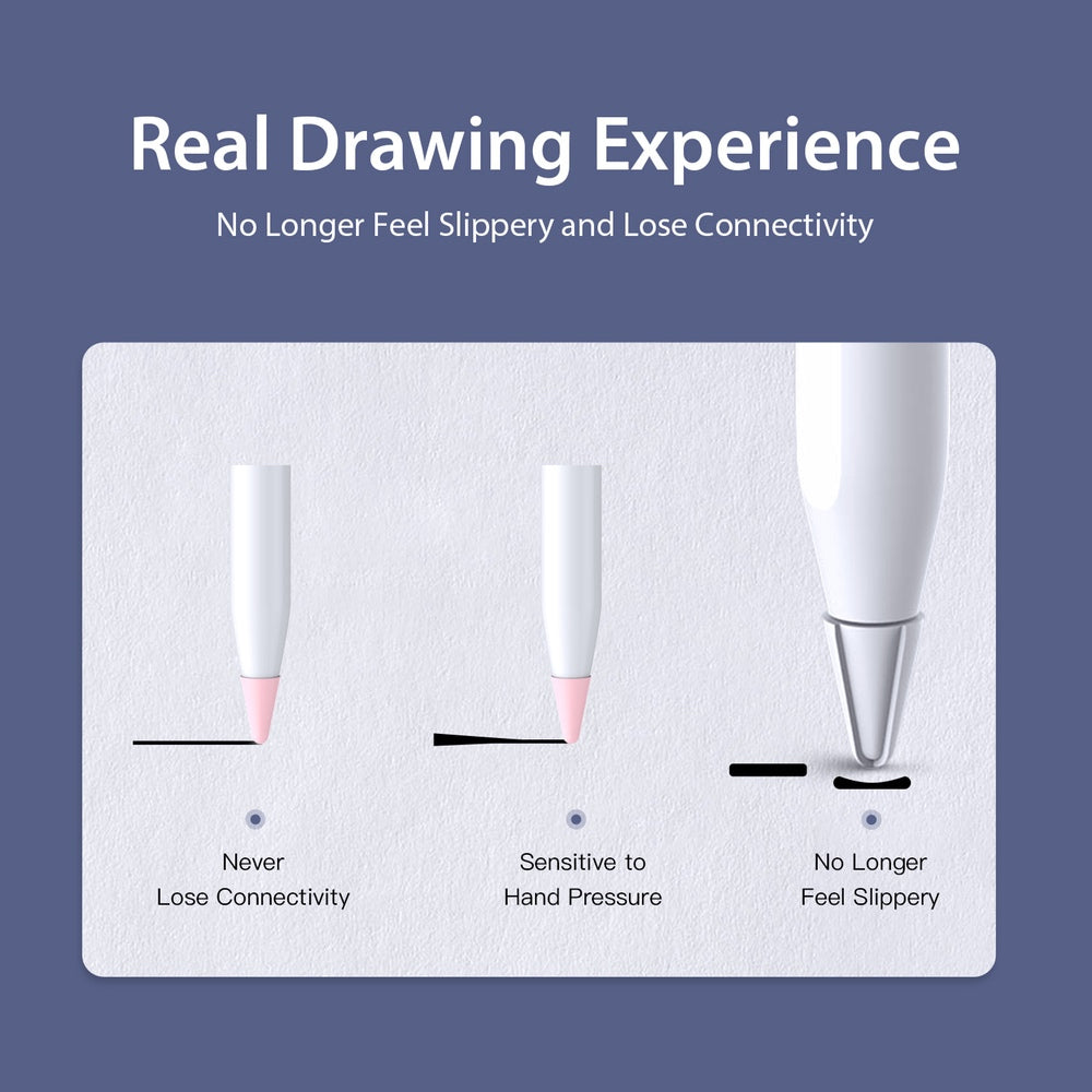 Apple Pencil Tip Cover - Pink 10 Pcs