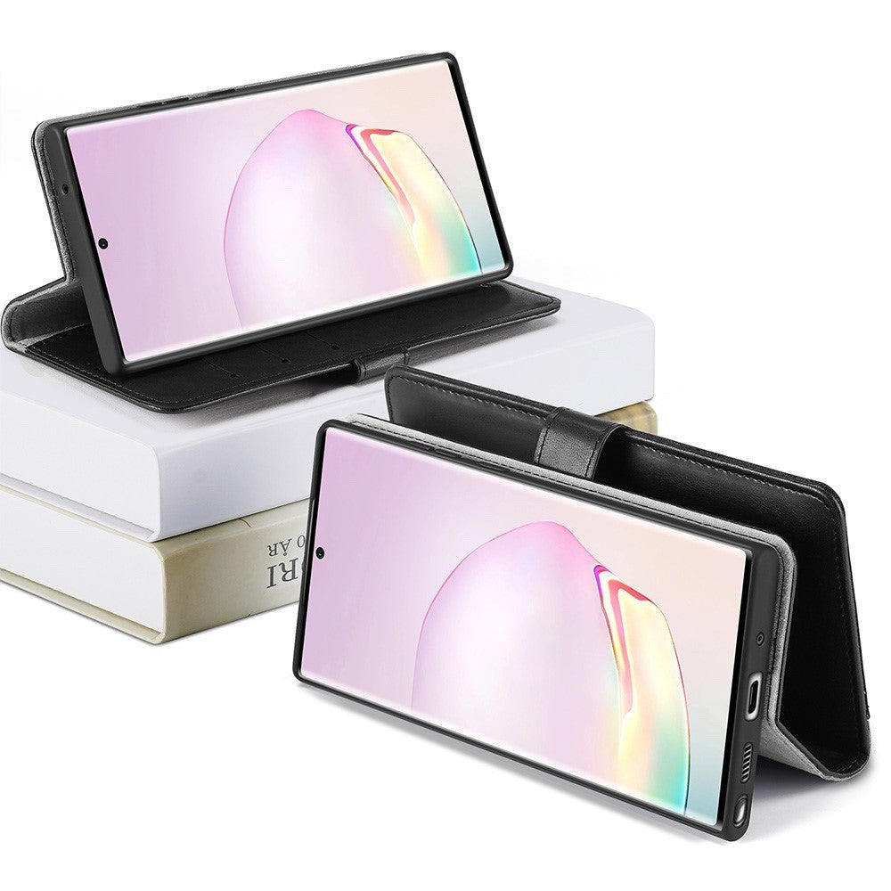 Samsung Galaxy Note 20 Case With PU Leather and Soft TPU - Black