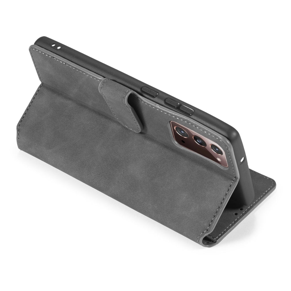 Samsung Galaxy Note 20 Case Made With PU Leather and TPU - Grey
