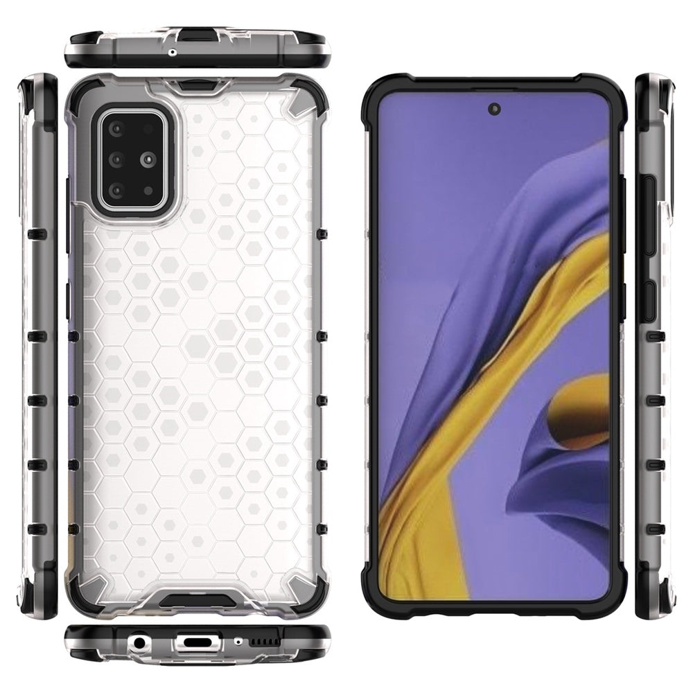 Samsung Galaxy A51 Case Honeycomb Design - Transparent