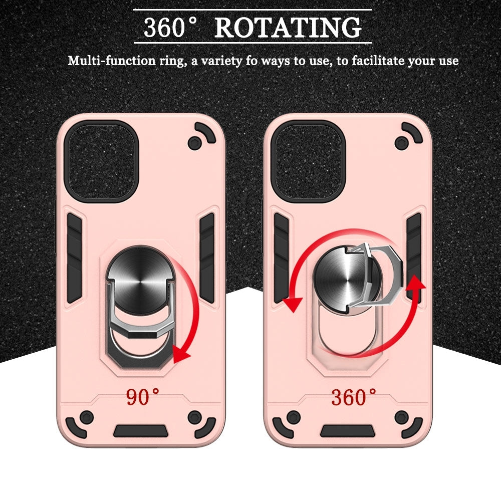 iPhone 12 Mini Case Made With PC + TPU Material - Rose Gold