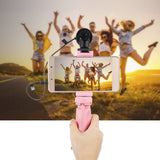 Tripod Mount with Phone Clamp for Smartphones - Pink