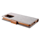 MERCURY GOOSPERY Canvas PU Leather Samsung S21 Ultra Case