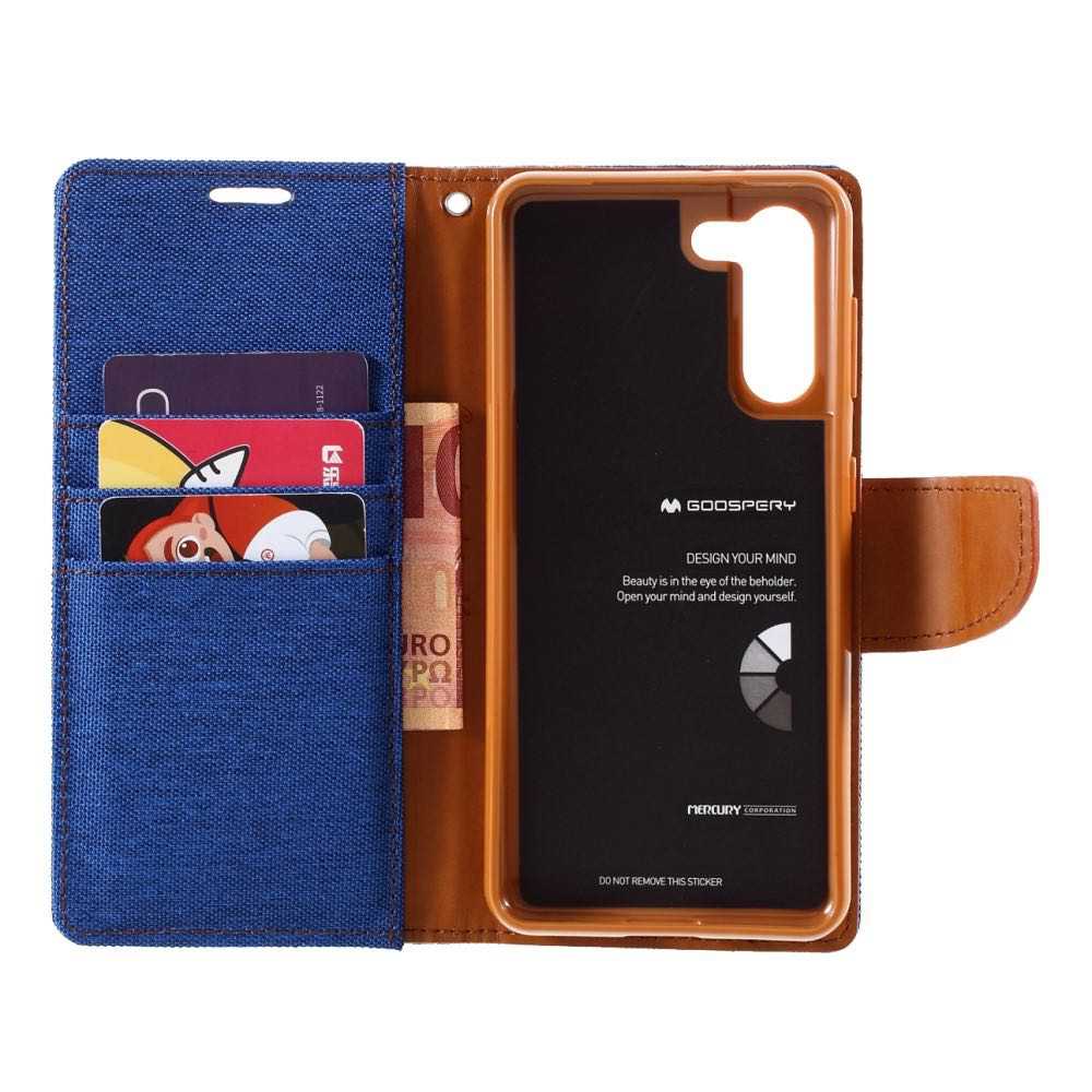 Samsung Galaxy S21 Plus Case MERCURY GOOSPERY Canvas - Blue