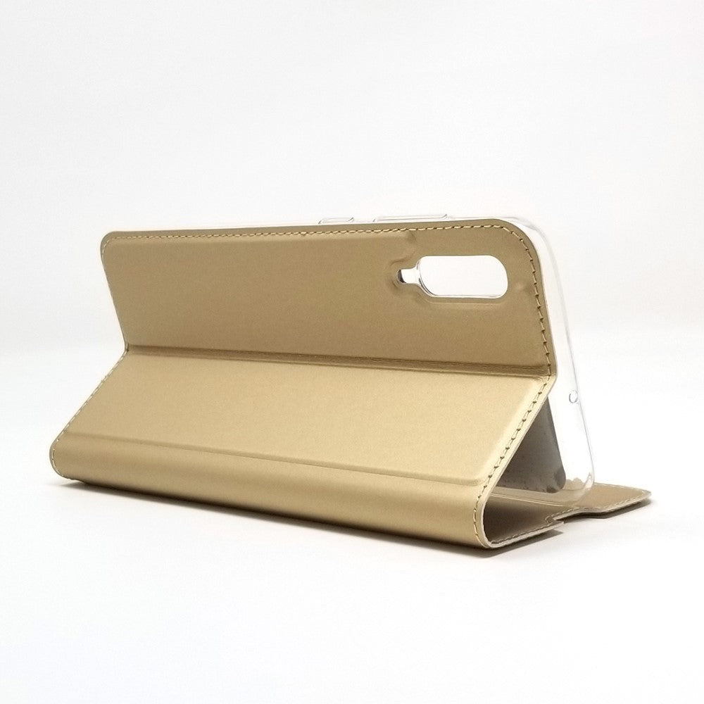 Samsung Galaxy A70 Case Made With PU leather - Gold