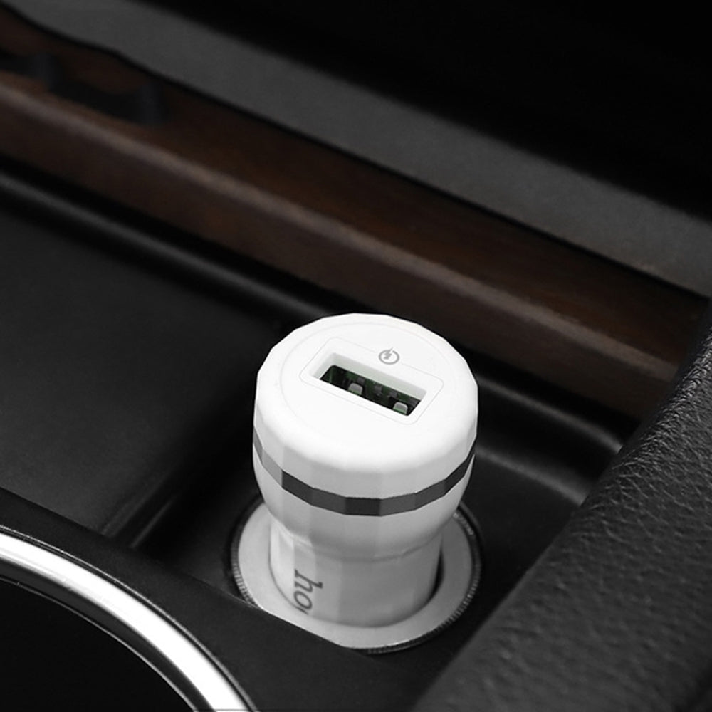 Car Charger Hoco 18W - White