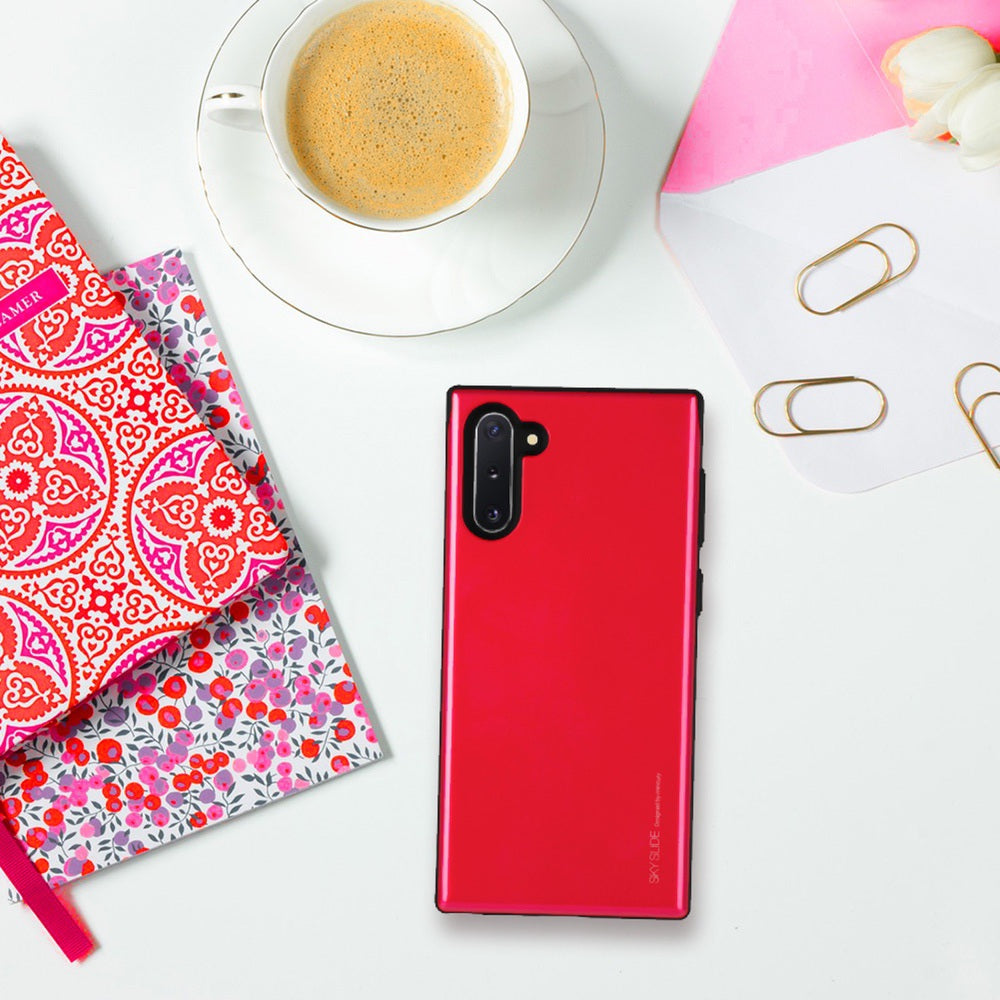 Samsung Galaxy Note 10 Case Made With TPU and PC - Red