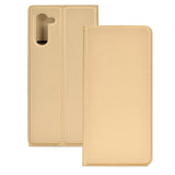 Samsung Galaxy Note 10 Case Ultra-thin PU Leather Wallet - Gold