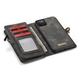 iPhone 11 Pro Max Case CASEME Multi-slot Detachable Wallet - Black