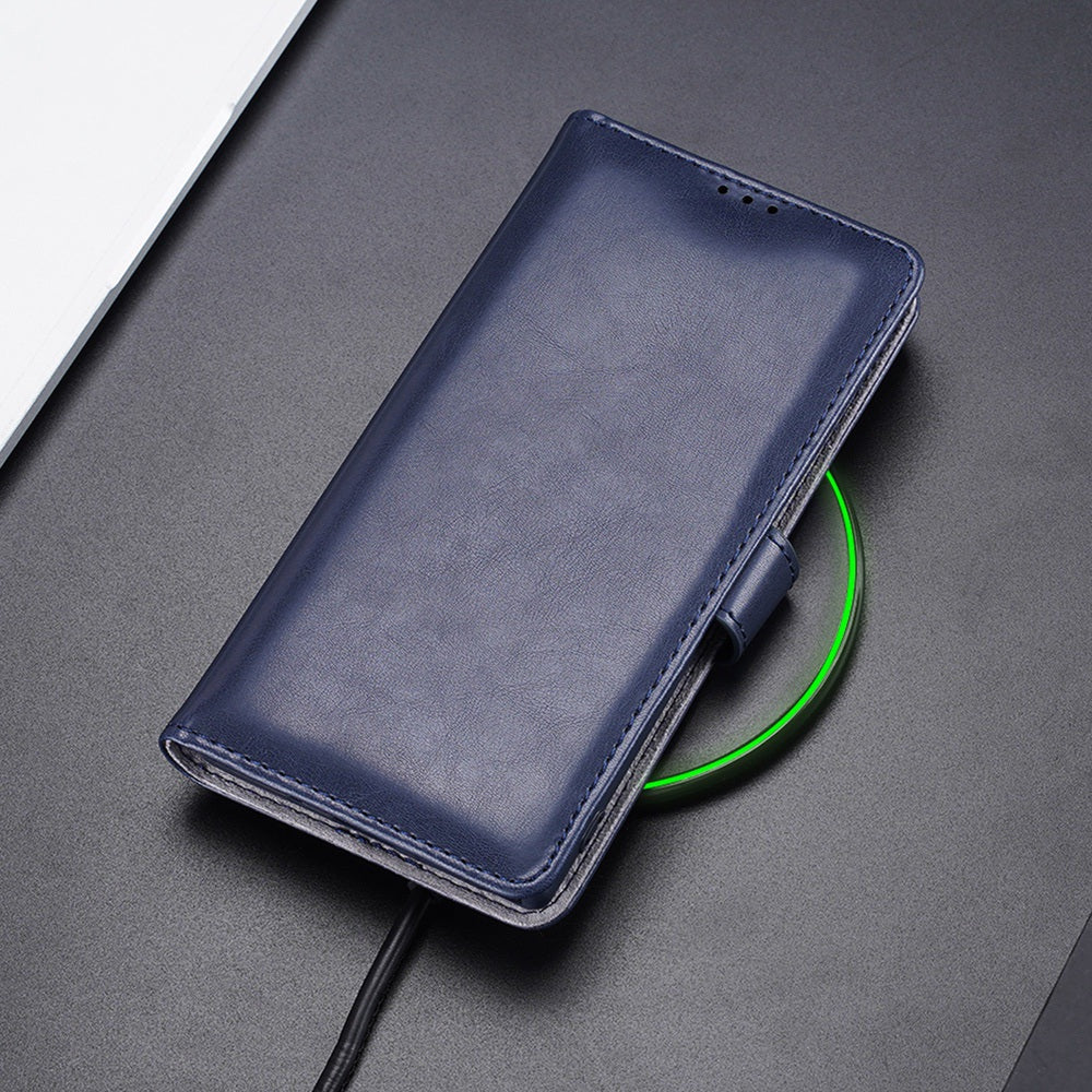 Samsung Galaxy Note 10 Case Made With PU Leather + TPU - Blue