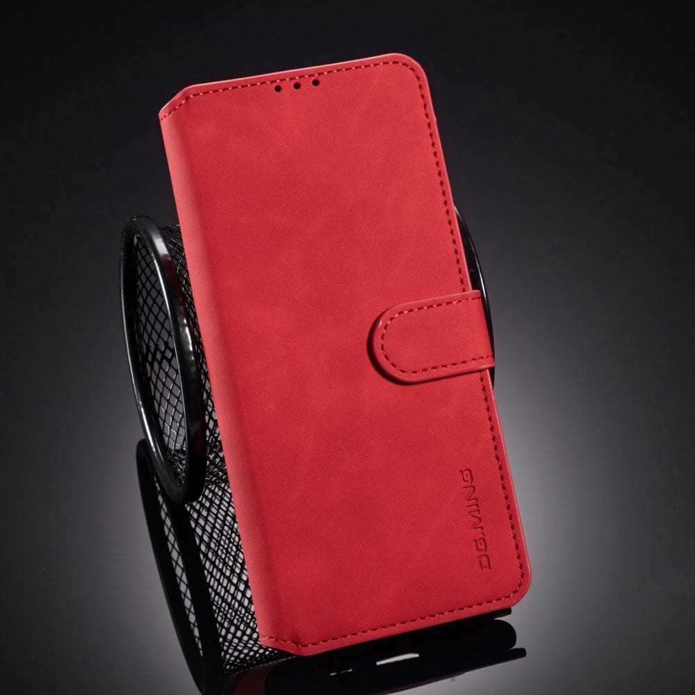 Samsung Galaxy Note 20 Case Made With PU Leather + TPU - Red