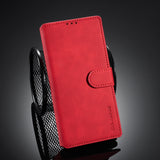 Samsung Galaxy Note 20 Ultra Case DG.MING Secure Flip Wallet - Red