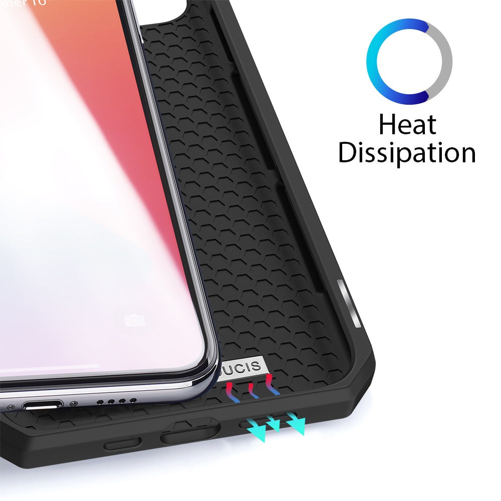 iPhone 12 Mini Case Made With Soft TPU and PU Leather - Black