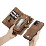 iPhone 12 / iPhone 12 Pro Case CASEME Multi-slot Wallet - Brown