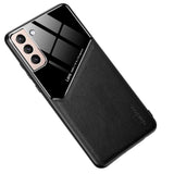 Samsung Galaxy S21 Plus Case PU Leather and Silicone - Black