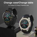 Huawei Watch GT2 46mm TPU Protective Case - Black+Grey Blue