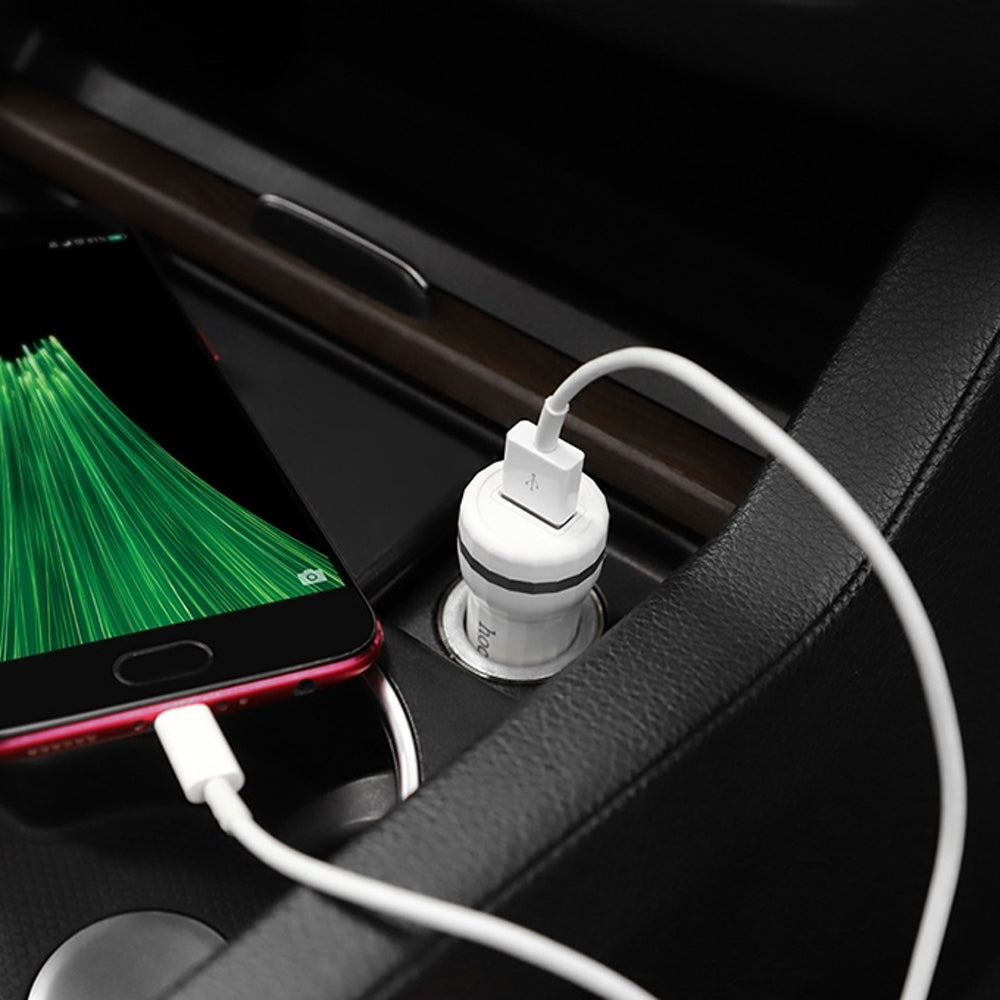 Car Charger Hoco 18W - White