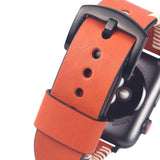Genuine Leather Apple Watch Strap - Brown