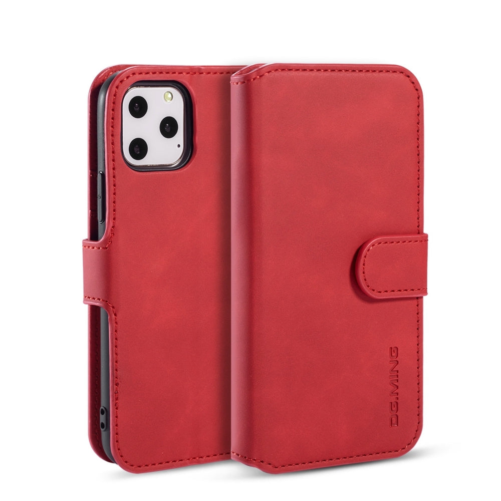 iPhone 11 Pro Case Crafted With PU Leather and TPU - Red