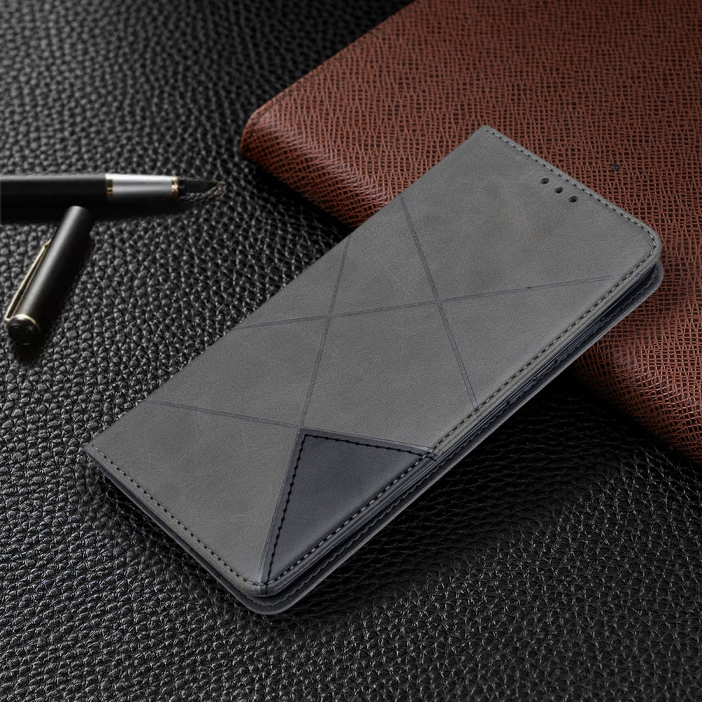 Rhombus Texture Flip Case for Samsung S20 Ultra