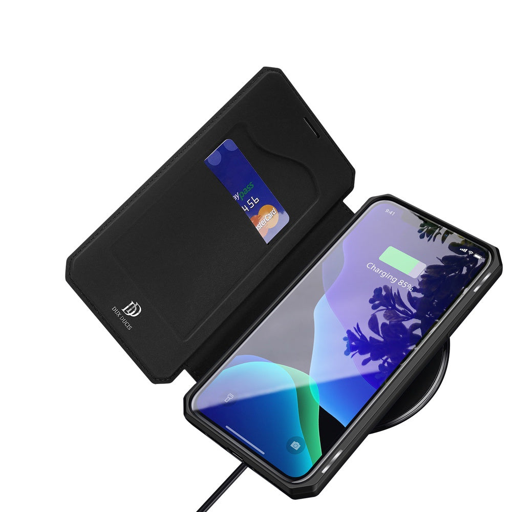 iPhone 11 Pro Max Case Made With PU Leather + TPU - Black
