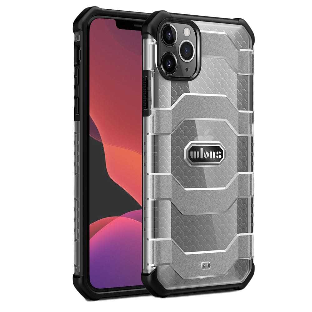 iPhone 12 Pro / iPhone 12 Case WLONS Made With PC + TPU - Black
