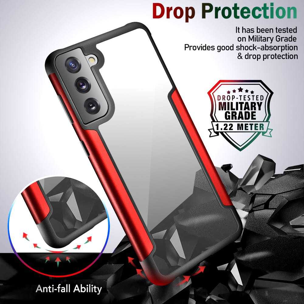 Samsung Galaxy S21 Plus Case Made With PC and TPU - Black