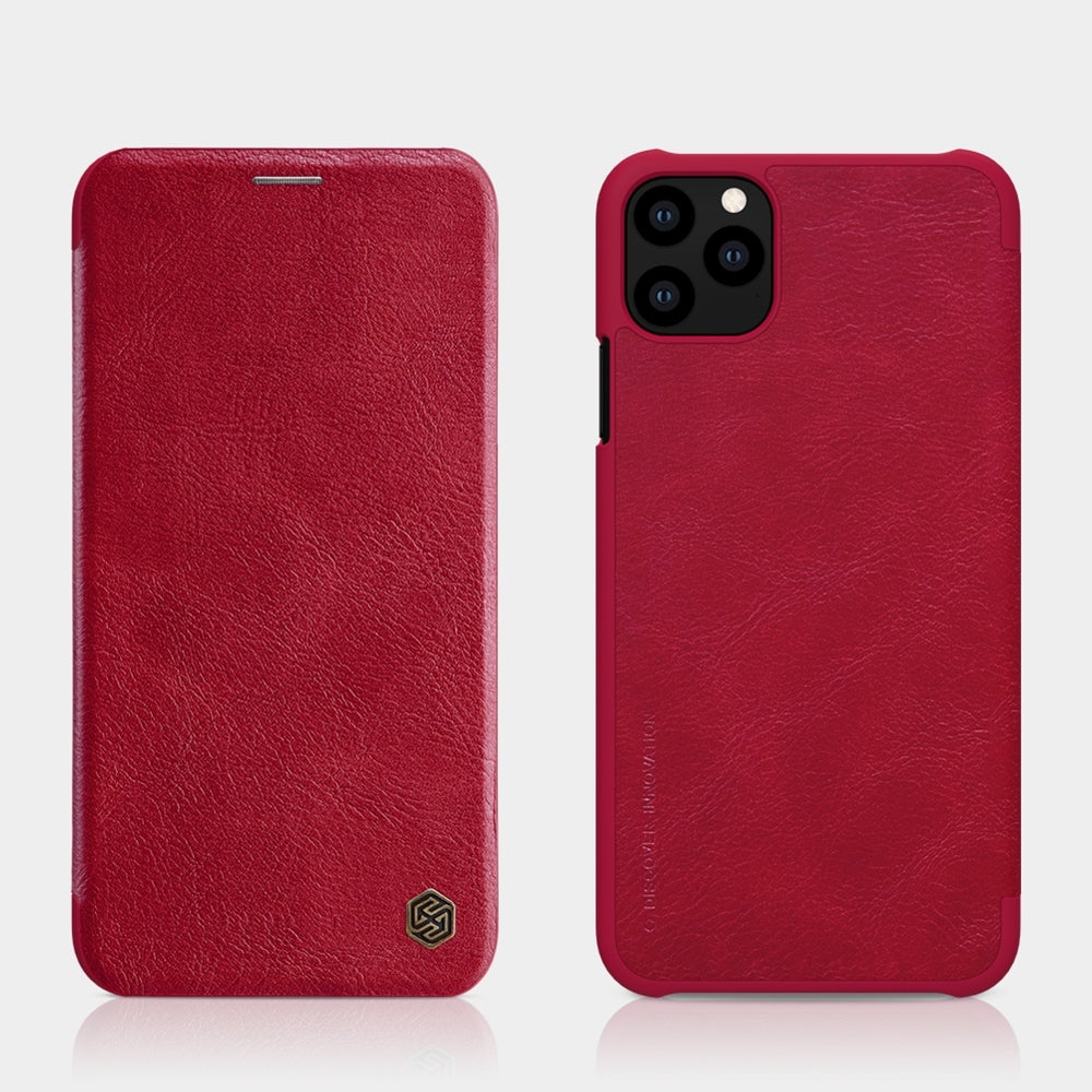 iPhone 11 Pro Case NILLKIN QIN Series PU Leather - Red