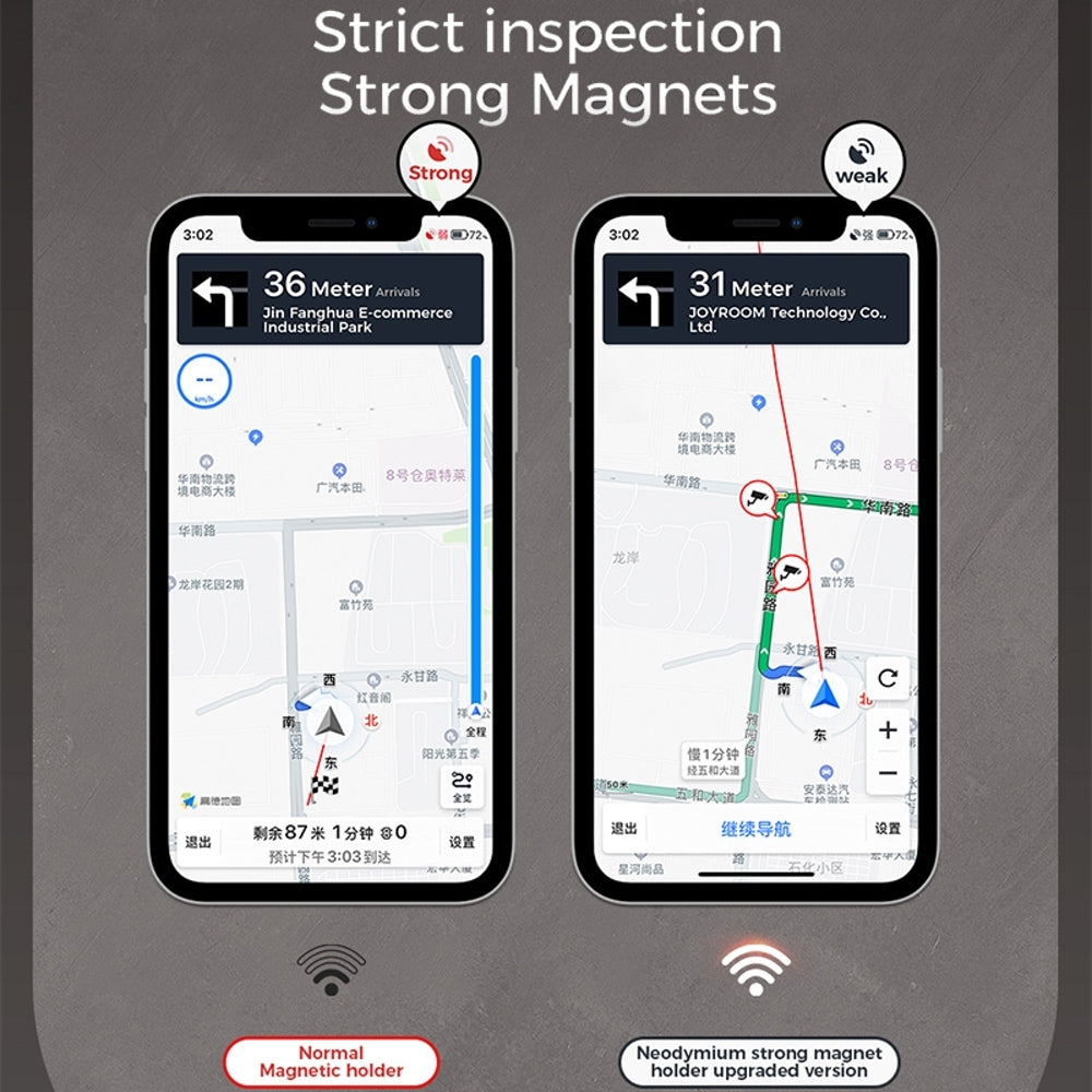 Car Phone Holder Magnetic Dashboard Mount Joyroom