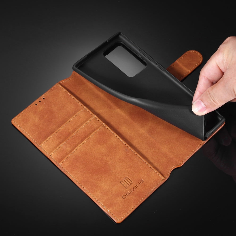 Samsung Galaxy Note 20 Ultra Case DG.MING Secure Flip Wallet - Red