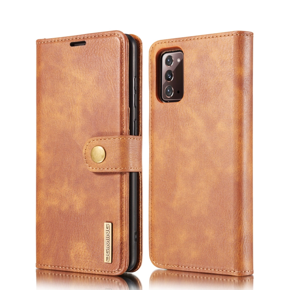 Samsung Galaxy Note 20 Case Made With PU Leather + TPU - Brown