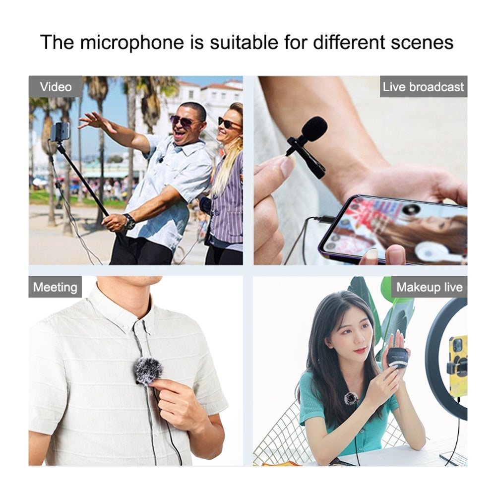 Microphone 3.5mm Jack PULUZ Wired Condenser Recording