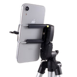 Tripod Holder Aluminum with Phone Clamp - Silver