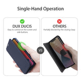 DUX DUCIS Skin X Series iPhone 12 Mini Wallet Case - Dark Blue