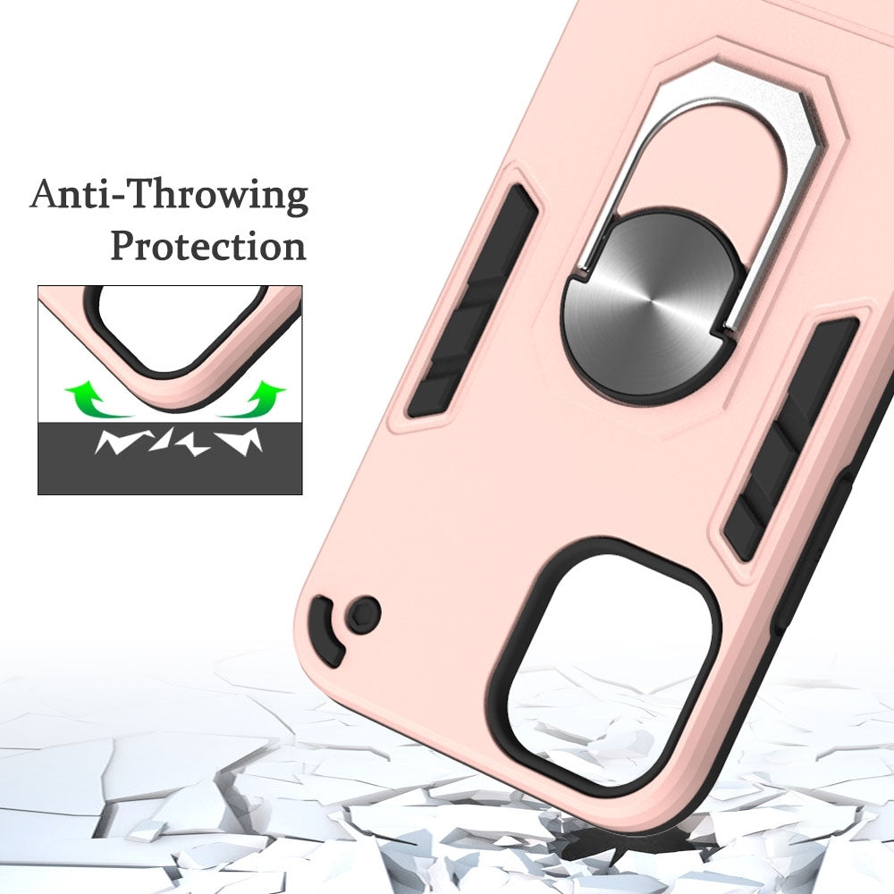 iPhone 12 Mini Case Made With PC + TPU Material - Rose Gold