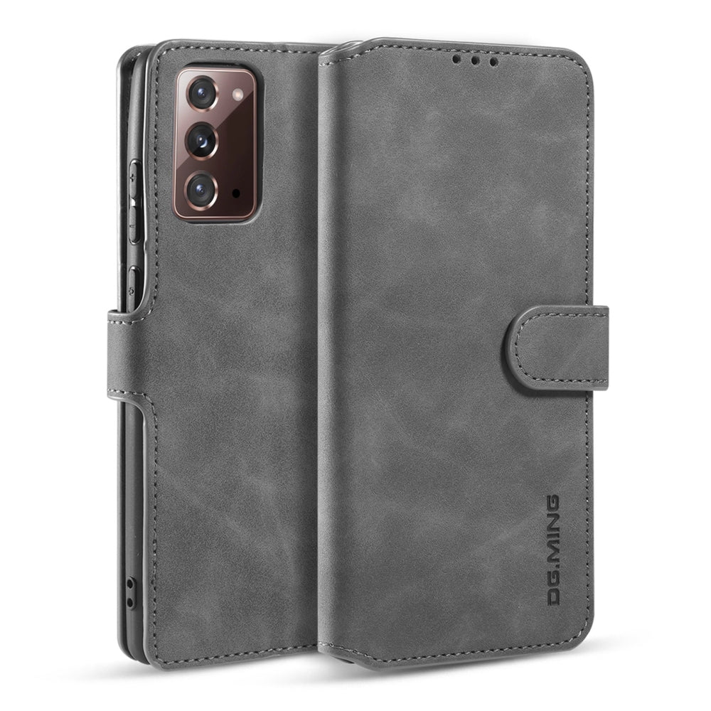 Samsung Galaxy Note 20 Case Made With PU Leather and TPU - Grey